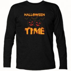 Футболка с длинным рукавом Время Хэллоуина - PrintSalon