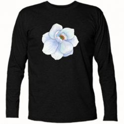Футболка с длинным рукавом Watercolor flower - PrintSalon