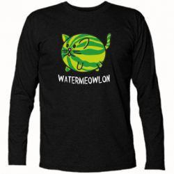 Футболка с длинным рукавом Watermeowloon - PrintSalon