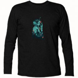 Футболка с длинным рукавом Xiao silhouette - PrintSalon