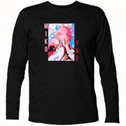 Футболка с длинным рукавом Yae Miko art - PrintSalon