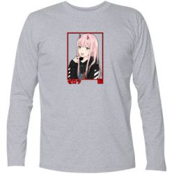 Футболка с длинным рукавом Zero Two Modern Style - PrintSalon