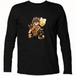 Футболка с длинным рукавом Zhongli with baloon - PrintSalon