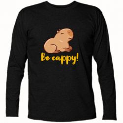 Футболка с длинным рукавом Be Cappy! - PrintSalon