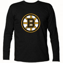 Футболка с длинным рукавом Boston Bruins logo - PrintSalon