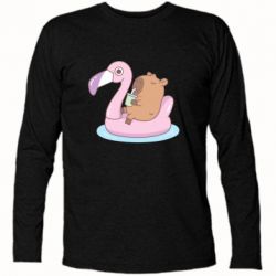Футболка с длинным рукавом Capybara Chilling - PrintSalon