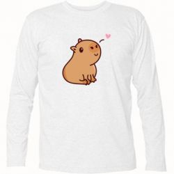 Футболка з довгим рукавом Capybara - PrintSalon