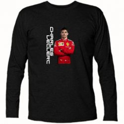 Футболка с длинным рукавом F1 Charles Leclerc - PrintSalon