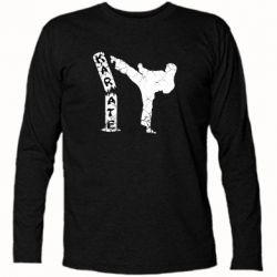 Футболка с длинным рукавом Каратэ удар - PrintSalon