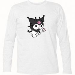 Футболка з довгим рукавом Kuromi devil - PrintSalon