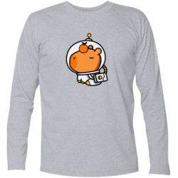 Футболка с длинным рукавом Space Capybara - PrintSalon
