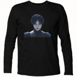 Футболка з довгим рукавом Венсдей - PrintSalon