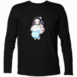 Футболка с длинным рукавом Very cute Nezuko - PrintSalon