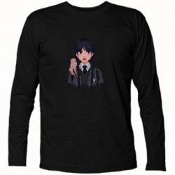 Футболка с длинным рукавом Wednesday and It - PrintSalon