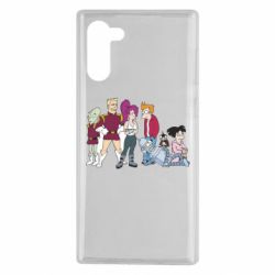 Чехол для Samsung Note 10 Футурама