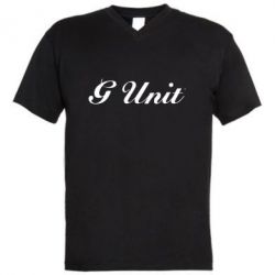 Чоловіча футболка з V-подібним вирізом G Unit - PrintSalon