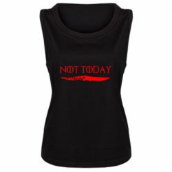 Женская майка Game of Thrones: not today - PrintSalon
