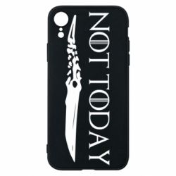 Чехол для iPhone XR Game of Thrones: not today - PrintSalon
