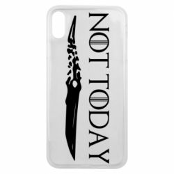Чехол для iPhone Xs Max Game of Thrones: not today - PrintSalon