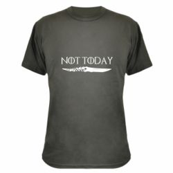 Камуфляжная футболка Game of Thrones: not today - PrintSalon