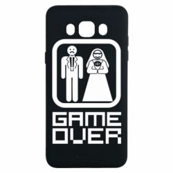 Чехол для Samsung J7 2016 Game Over-PrintSalon Чехол для Samsung J7 2016 Game Over