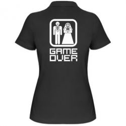 Женское поло Game Over-PrintSalon Женское поло Game Over