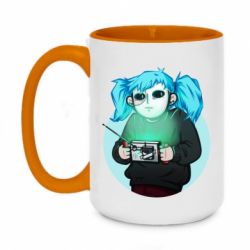 Чашка двухцветная 420ml Game Sally Face - PrintSalon