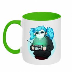 Чашка двухцветная 320ml Game Sally Face - PrintSalon