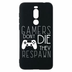 Чехол для Meizu X8 Gamers dont die they respawn - PrintSalon