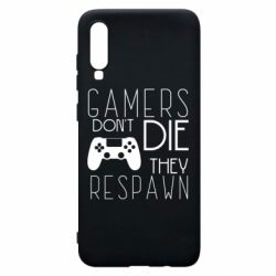 Чехол для Samsung A70 Gamers dont die they respawn - PrintSalon
