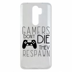 Чехол для Xiaomi Redmi Note 8 Pro Gamers dont die they respawn - PrintSalon