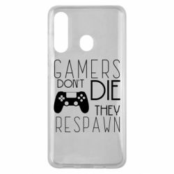 Чехол для Samsung M40 Gamers dont die they respawn - PrintSalon