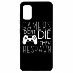 Чехол для Samsung A41 Gamers dont die they respawn - PrintSalon