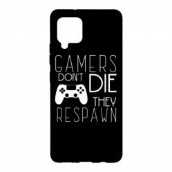 Чехол для Samsung A42 5G Gamers dont die they respawn - PrintSalon