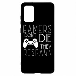 Чехол для Samsung S20+ Gamers dont die they respawn - PrintSalon