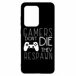 Чехол для Samsung S20 Ultra Gamers dont die they respawn - PrintSalon