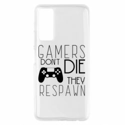 Чехол для Huawei P Smart 2021 Gamers dont die they respawn - PrintSalon