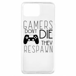 Чехол для Oppo A73 Gamers dont die they respawn - PrintSalon