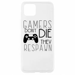 Чехол для Oppo A92s Gamers dont die they respawn - PrintSalon