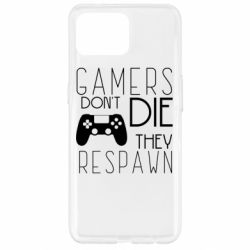 Чехол для Oppo Reno 4 Lite Gamers dont die they respawn - PrintSalon