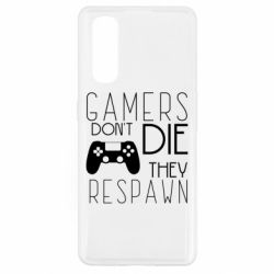 Чехол для Oppo Find X2 Gamers dont die they respawn - PrintSalon