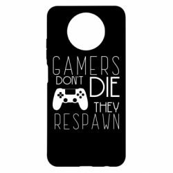 Чехол для Xiaomi Redmi Note 9 5G/Redmi Note 9T Gamers dont die they respawn - PrintSalon