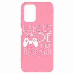 Чехол для Xiaomi Redmi Note 10 Gamers dont die they respawn - PrintSalon
