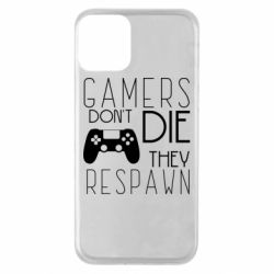 Чехол для iPhone 11 Gamers dont die they respawn - PrintSalon