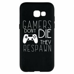 Чехол для Samsung A5 2017 Gamers dont die they respawn - PrintSalon