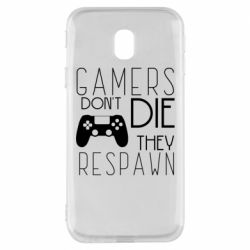 Чехол для Samsung J3 2017 Gamers dont die they respawn - PrintSalon