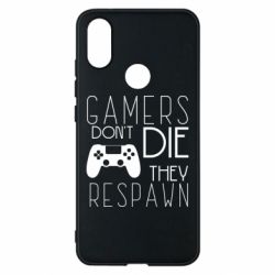 Чехол для Xiaomi Mi A2 Gamers dont die they respawn - PrintSalon