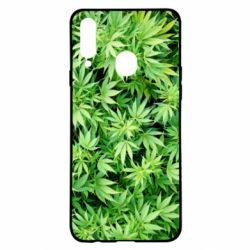 Чехол для Samsung A20s Ganja-PrintSalon Чехол для Samsung A20s Ganja