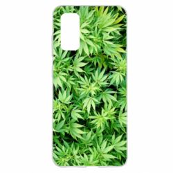 Чехол для Samsung S20 Ganja-PrintSalon Чехол для Samsung S20 Ganja