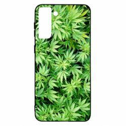 Чехол для Samsung S21 Ultra Ganja-PrintSalon Чехол для Samsung S21 Ultra Ganja